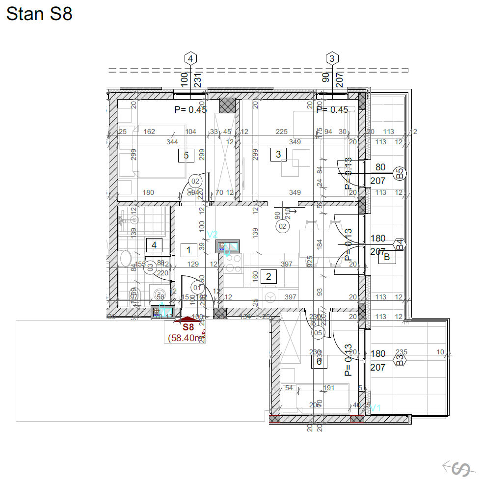 stan NOVI SAD - SATELIT - 1042565