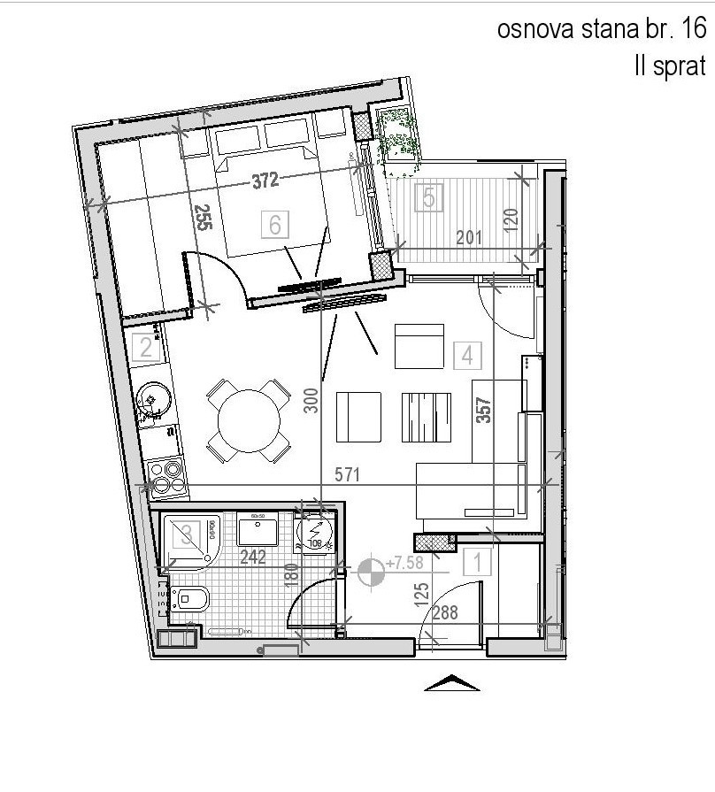 stan NOVI SAD - PODBARA - 1042066