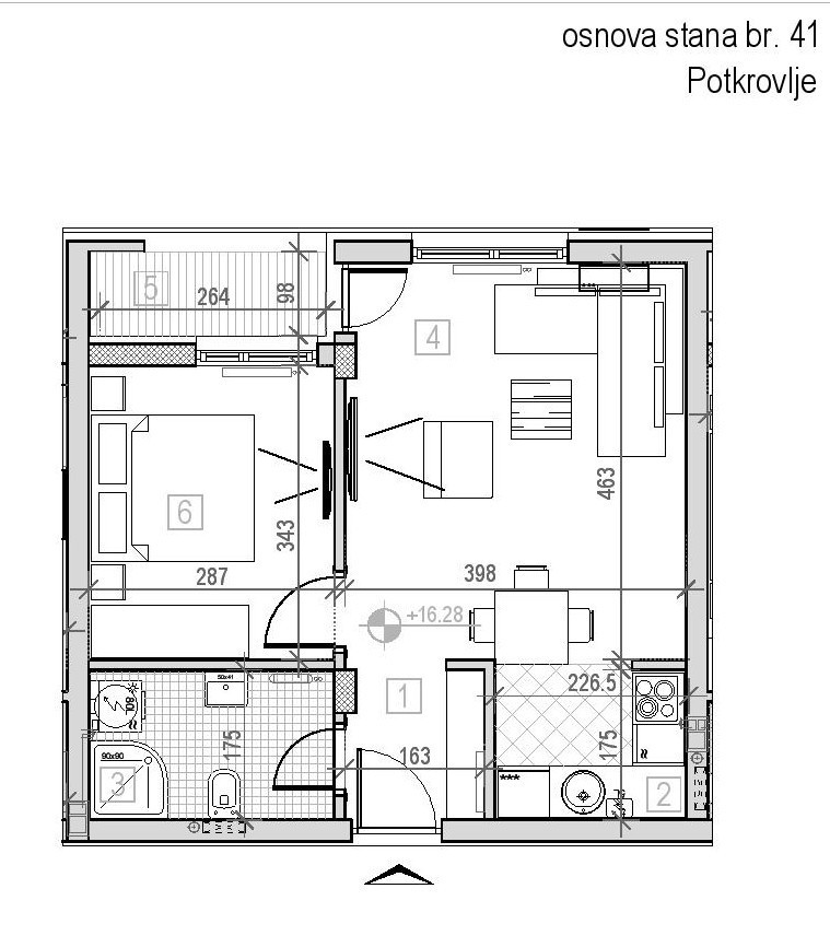 stan NOVI SAD - PODBARA - 1042088