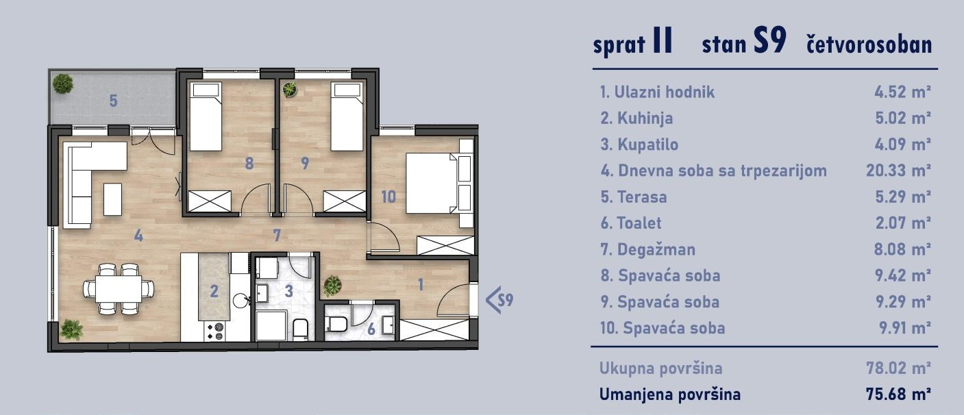 stan NOVI SAD - TELEP - 1041553