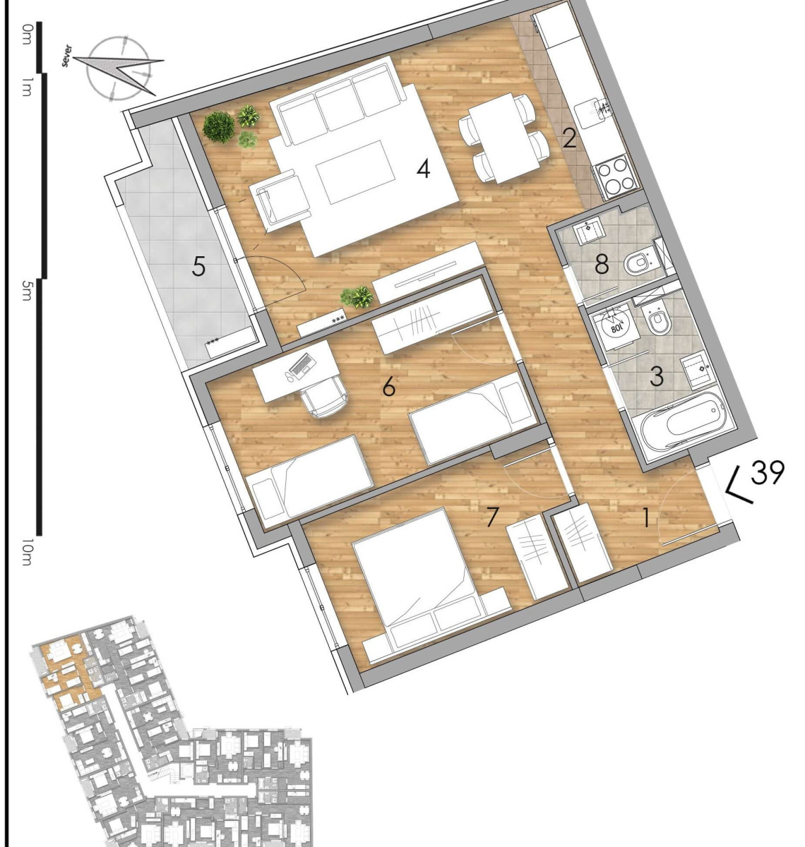stan NOVI SAD - PODBARA - 1042461
