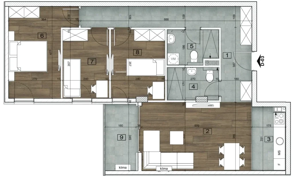 stan NOVI SAD - BULEVAR - 1039789