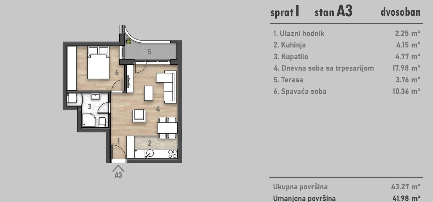 stan NOVI SAD - SOCIJALNO - 1042911