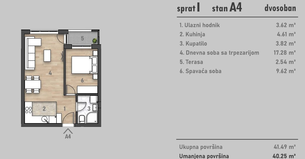 stan NOVI SAD - SALAJKA - 1039917