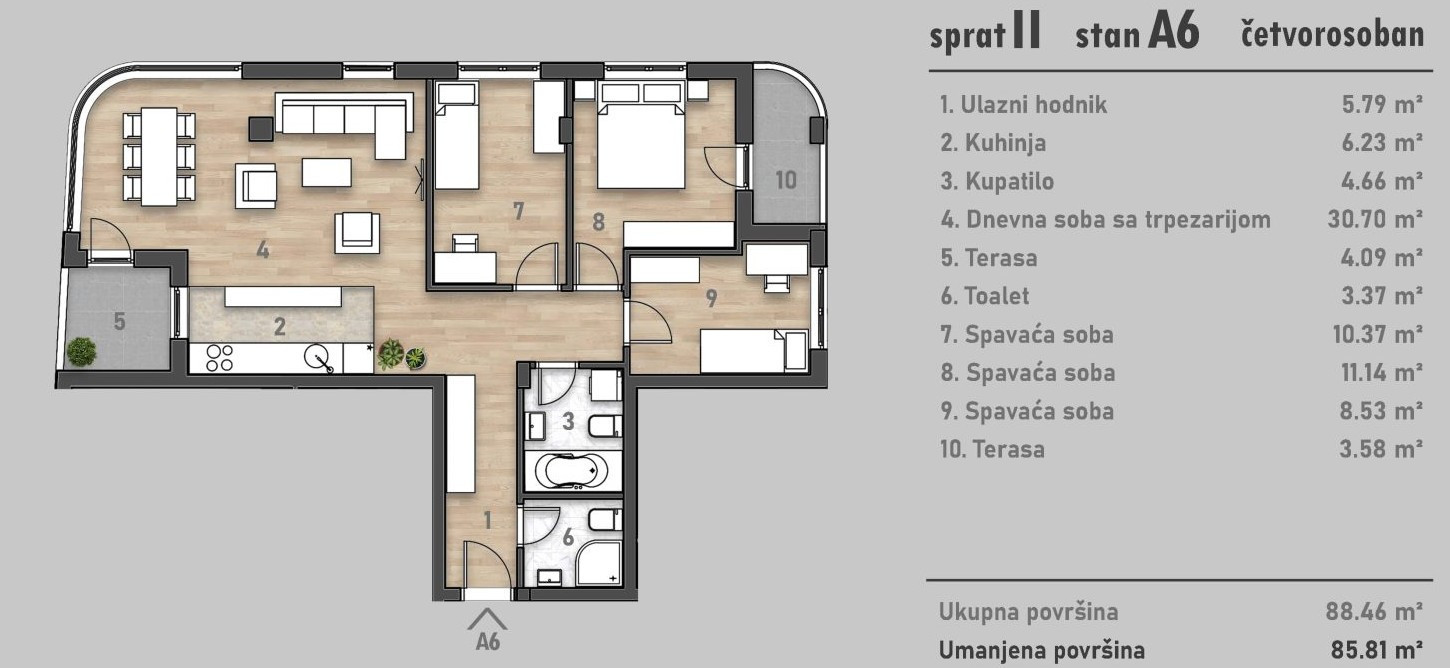 stan NOVI SAD - SOCIJALNO - 1042916