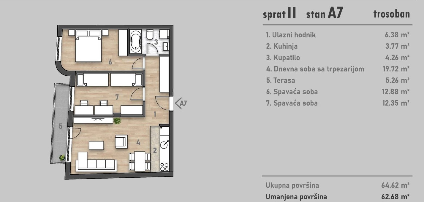 stan NOVI SAD - SOCIJALNO - 1042917