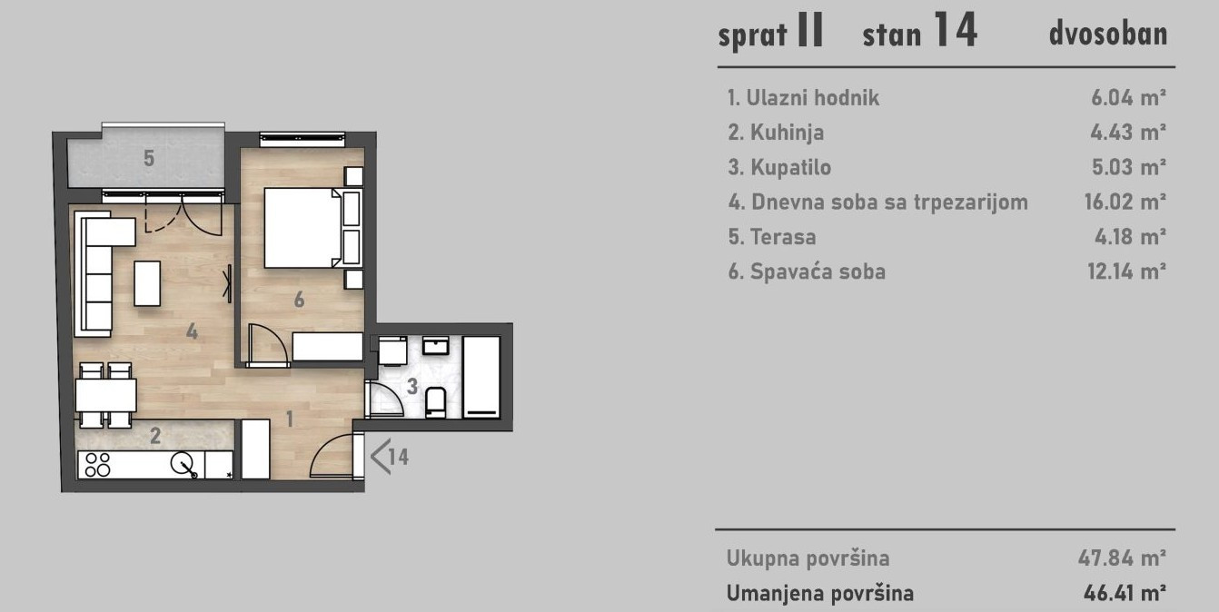 stan NOVI SAD - TELEP - 1040574