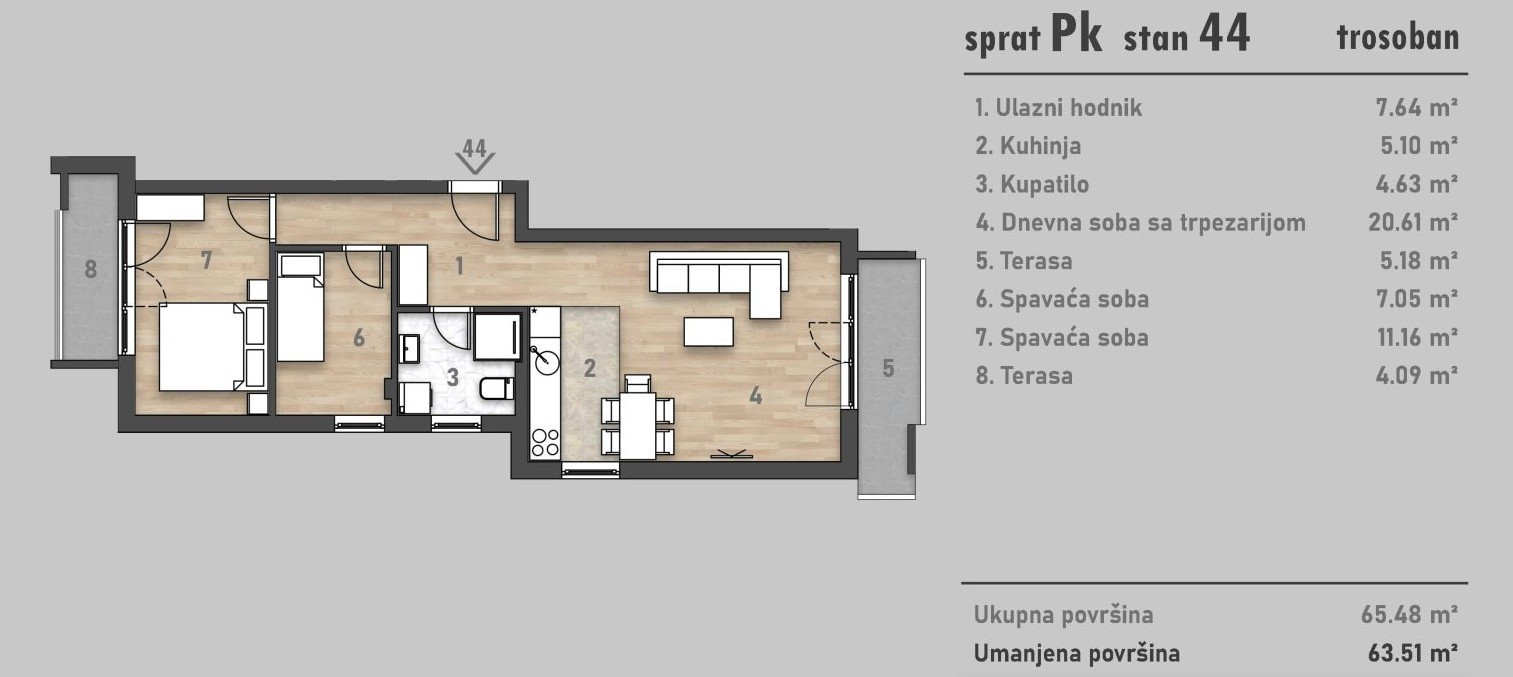stan NOVI SAD - TELEP - 1040623