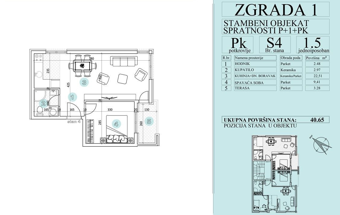stan NOVI SAD - PETROVARADIN - 1043249