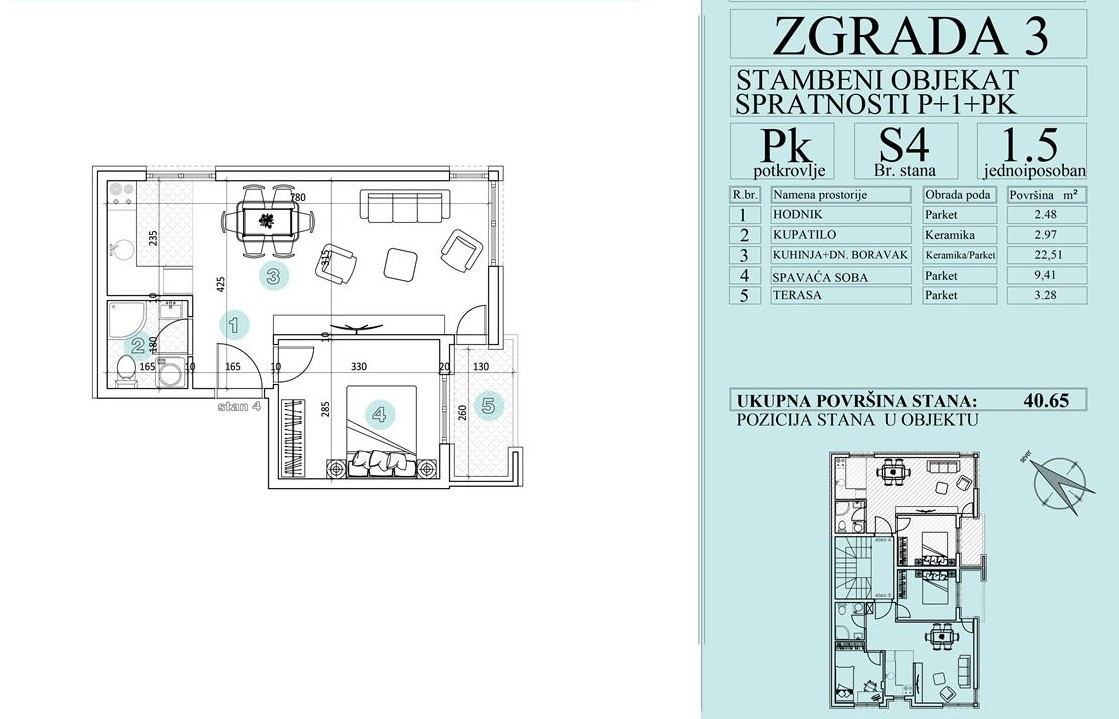 stan NOVI SAD - PETROVARADIN - 1043253