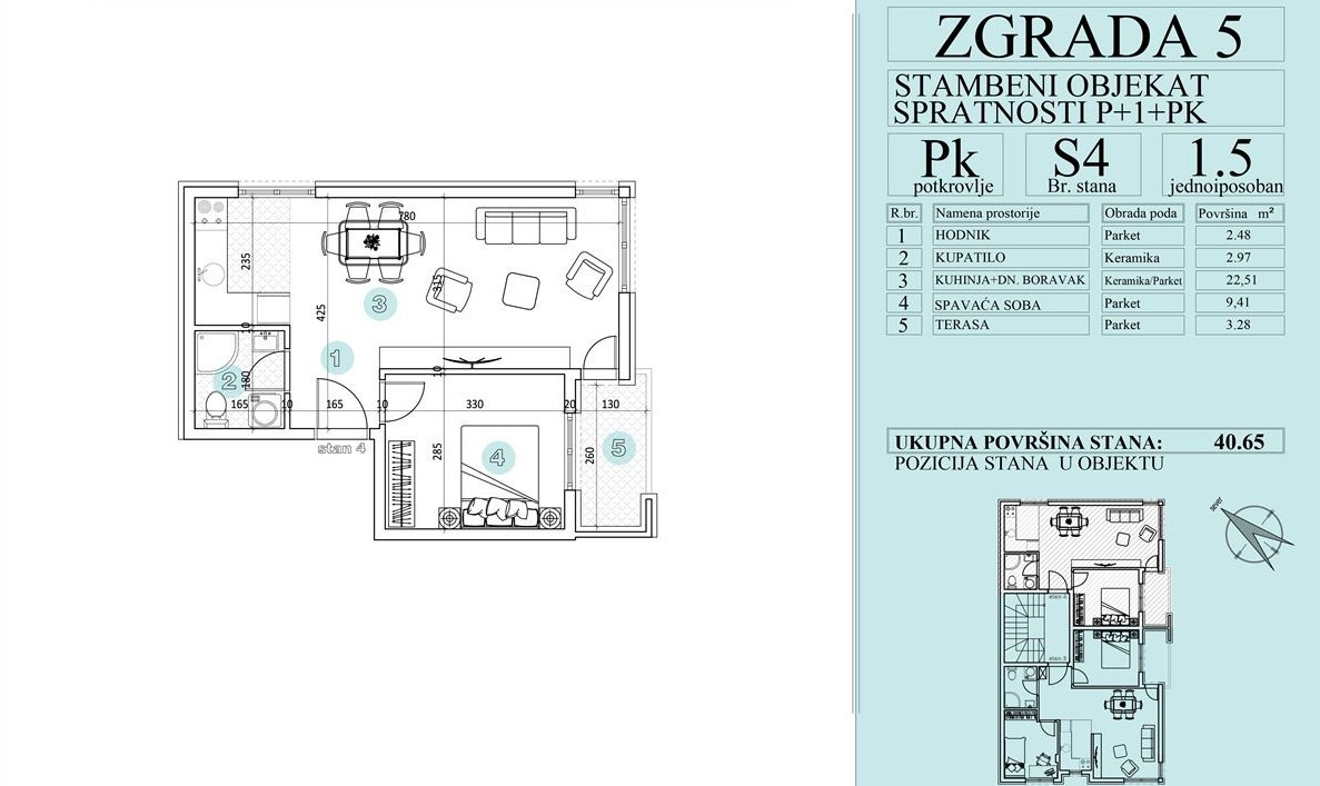 stan NOVI SAD - PETROVARADIN - 1043257