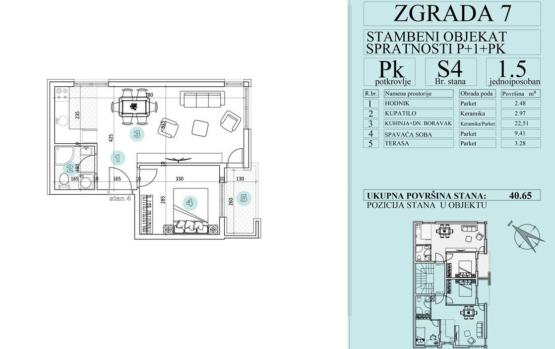 stan NOVI SAD - PETROVARADIN - 1043263