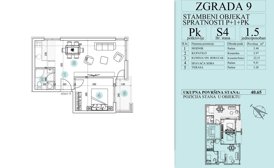 stan NOVI SAD - PETROVARADIN - 1043270