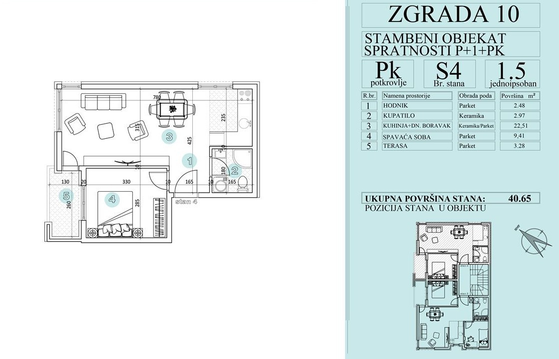 stan NOVI SAD - PETROVARADIN - 1043274