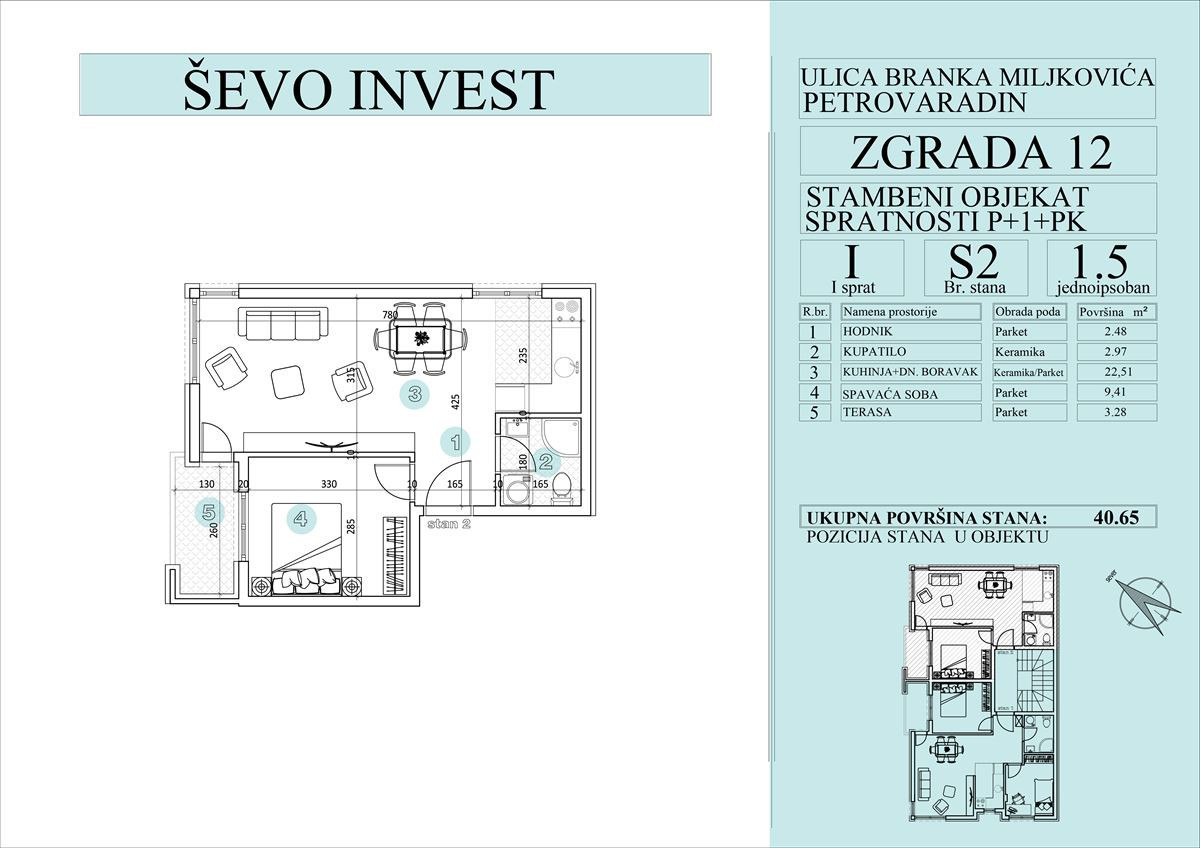 stan NOVI SAD - PETROVARADIN - 1043280