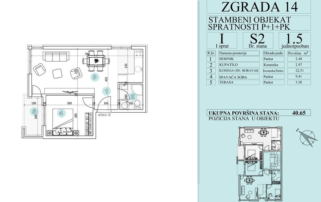 stan NOVI SAD - PETROVARADIN - 1043287