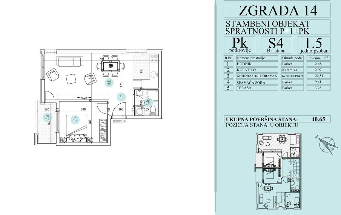 stan NOVI SAD - PETROVARADIN - 1043289